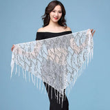 Women Tassels Hip Scarf Belly Dance Belt Waist Chain Dancer Skirt