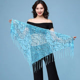 Women Tassels Hip Scarf Belly Dance Belt Waist Chain Dancer Skirt
