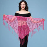Women Tassels Hip Scarf Belly Dance Belt Waist Chain Dancer Skirt