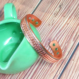 Tibetan Copper Magnetic Healing Bracelet for Men and Women
