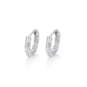 925 Sterling Silver Cartilage Endless Hoop Earrings Tragus Ear Hugging Sleeper