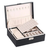 Women Travel Jewelry Organizer Necklace Earring Ring Storage Box