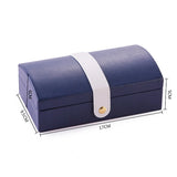Women Travel Portable Jewelry Box PU Leather Jewelry Storage Boxes Case Holder