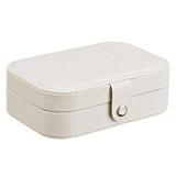 Women Travel Portable Jewelry Box PU Leather Jewelry Storage Boxes Case Holder