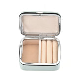 Women Travel Jewelry Gift Box Mini Leather Storage for Rings Earrings