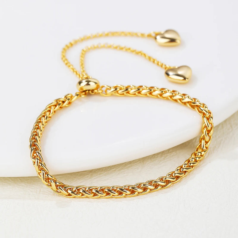 14K Plated Classic Bracelet for Women Jewelry Gift