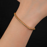 14K Plated Classic Bracelet for Women Jewelry Gift
