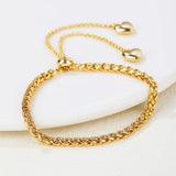 14K Plated Classic Bracelet for Women Jewelry Gift