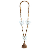 Natural Bead Shape Necklace for Sweater Decor