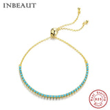 925 Sterling Silver Zircon Bracelet for Women Wedding