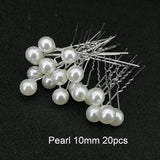 Crystal Pearl Hair Clips for Women Girls