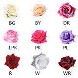 Velvet Cloth Rose Hair Clip Bridal Pin Wedding Party Hair Accessories