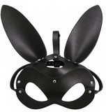 Vintage Rivet Leather Head Mask Rabbit Retro Party Head Jewelry