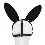 Vintage Rivet Leather Head Mask Rabbit Retro Party Head Jewelry