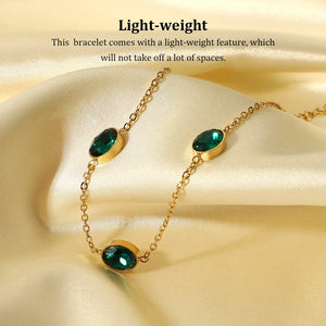 Vintage Zircon Bracelet Women's Wristband Jewelry