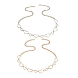 Rhinestone Crystal Waist Chain Belt for Women Dress Outfit