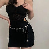 Vintage Metal Chain Belt Women Waist Chain