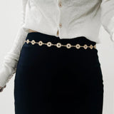 Women Waist Chain Female Vintage Skirt Dress Metal Chain Belt
