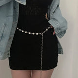 Vintage Metal Chain Belt Women Waist Chain