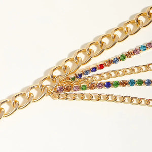 Silver Women's Waist Chain for Dress Jean Coat Skirt Belts