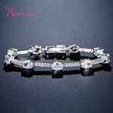 Rose Silver Bracelet Charm - Women Wedding Girl Gift