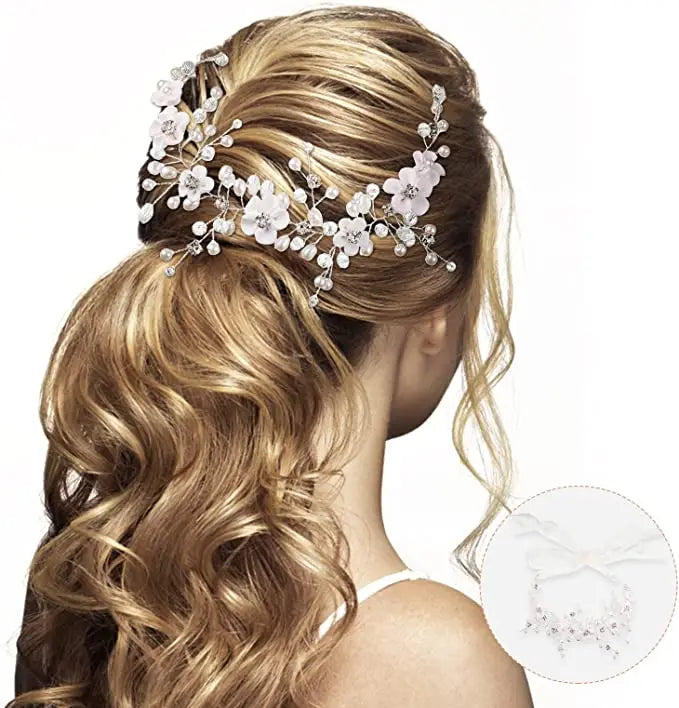 Women Wedding Headband Pearl Hairband Party Birthday Bridal Jewelry