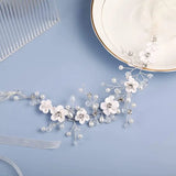 Women Wedding Headband Pearl Hairband Party Birthday Bridal Jewelry