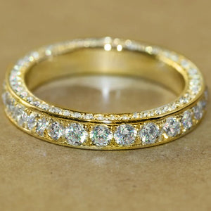 Cubic Zircon Eternal Promise Ring Classic Jewelry