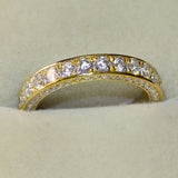 Cubic Zircon Eternal Promise Ring Classic Jewelry