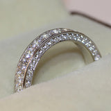Cubic Zircon Eternal Promise Ring Classic Jewelry