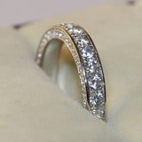 Cubic Zircon Eternal Promise Ring Classic Jewelry