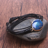 Sea Sediment Jaspers Stone Wrap Bracelet - Boho JEWELRY