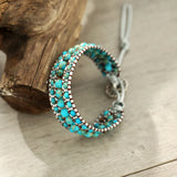 Adjustable Turquoise Bracelet for Women and Men
