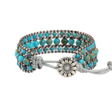 Adjustable Turquoise Bracelet for Women and Men