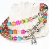 Multilayer Women's Bracelet with Opal, Cat Eye Bangle Jewelry