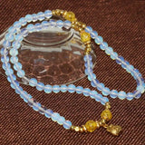 Multilayer Women's Bracelet with Opal, Cat Eye Bangle Jewelry