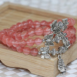 Multilayer Women's Bracelet with Opal, Cat Eye Bangle Jewelry