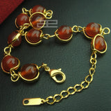 Women's Charm Bracelet with Crystals and Pearls