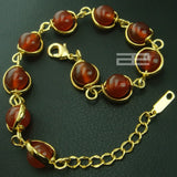 Women's Charm Bracelet with Crystals and Pearls