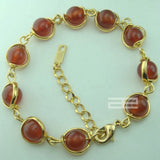 Women's Charm Bracelet with Crystals and Pearls