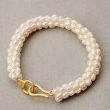 Natural Pearl Bracelet for Women - Layering Bangle Jewelry