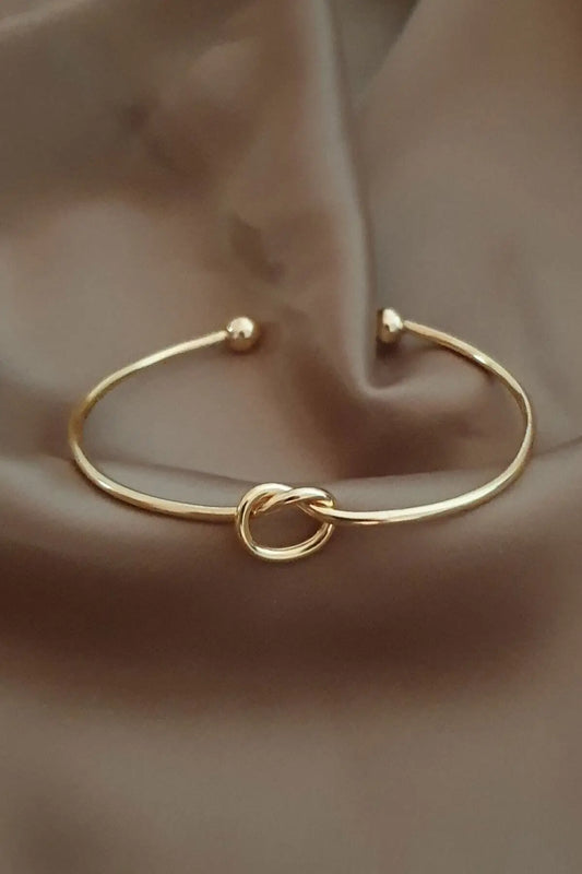 Women plated knot clamp bracelet Chain Hot Gift Jewelry