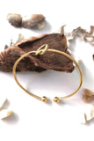Women plated knot clamp bracelet Chain Hot Gift Jewelry