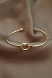 Women plated knot clamp bracelet Chain Hot Gift Jewelry