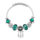 Women's 925 Silver Dream Catcher Adjustable Bracelet