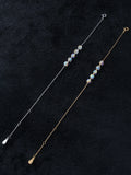 925 Silver Crystal Bracelet Brief Style