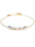 925 Silver Crystal Bracelet Brief Style