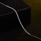 925 Silver Bracelet Roman Square Zircon Jewelry