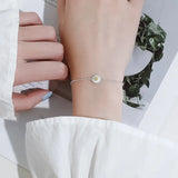 925 Sterling Silver Daisy Flower Silver Bracelet European American Jewelry