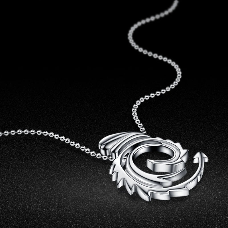 925 Silver Bead Chain Necklace 18-24'' Pendant Charm Jewelry Gift